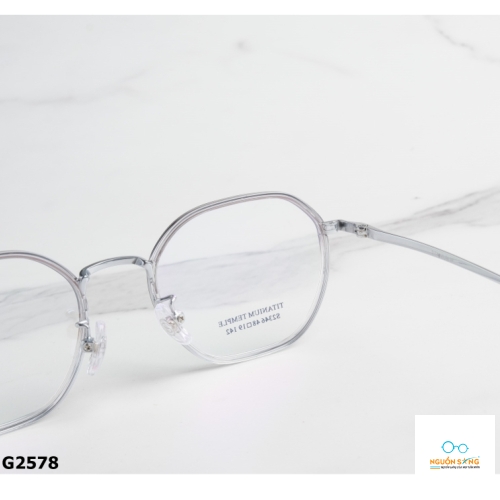 Gọng Kính Cận Titanium Unisex G2578 (Nhiều Màu)