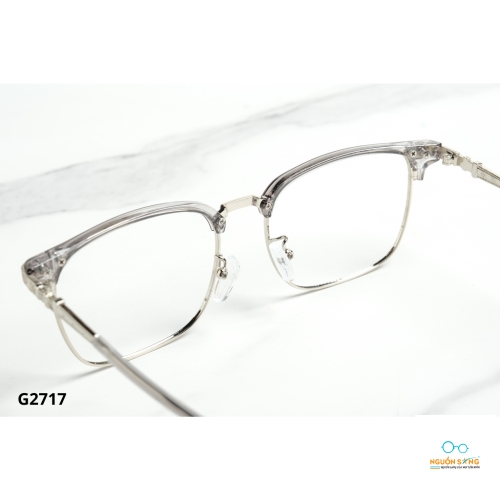 Gọng Kính Cận Hợp Kim Unisex G2717 ( Nhiều Màu)