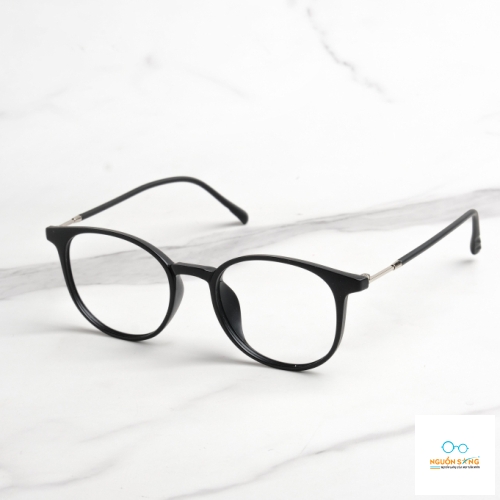 Gọng Kính Cận Nhựa Dẻo TR90 Unisex G2194 ( Đen Nhám)